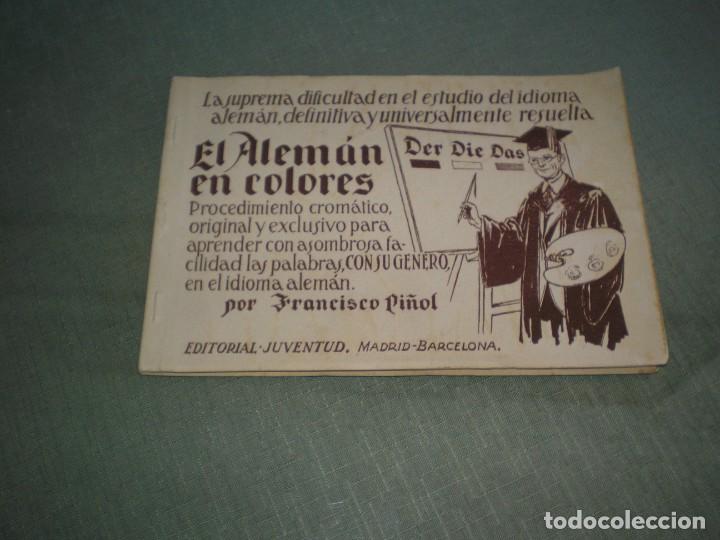 Libros antiguos: EL ALEMAN EN COLORES - Foto 1