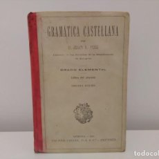 Libros antiguos: GRAMATICA CASTELLANA POR JAN B.PUIG, 3ª EDICIÓN 1916