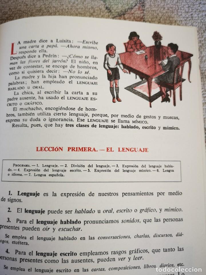 Libros antiguos: Gram&aacute;tica. Espa&ntilde;ola. Segundo grado - Foto 3