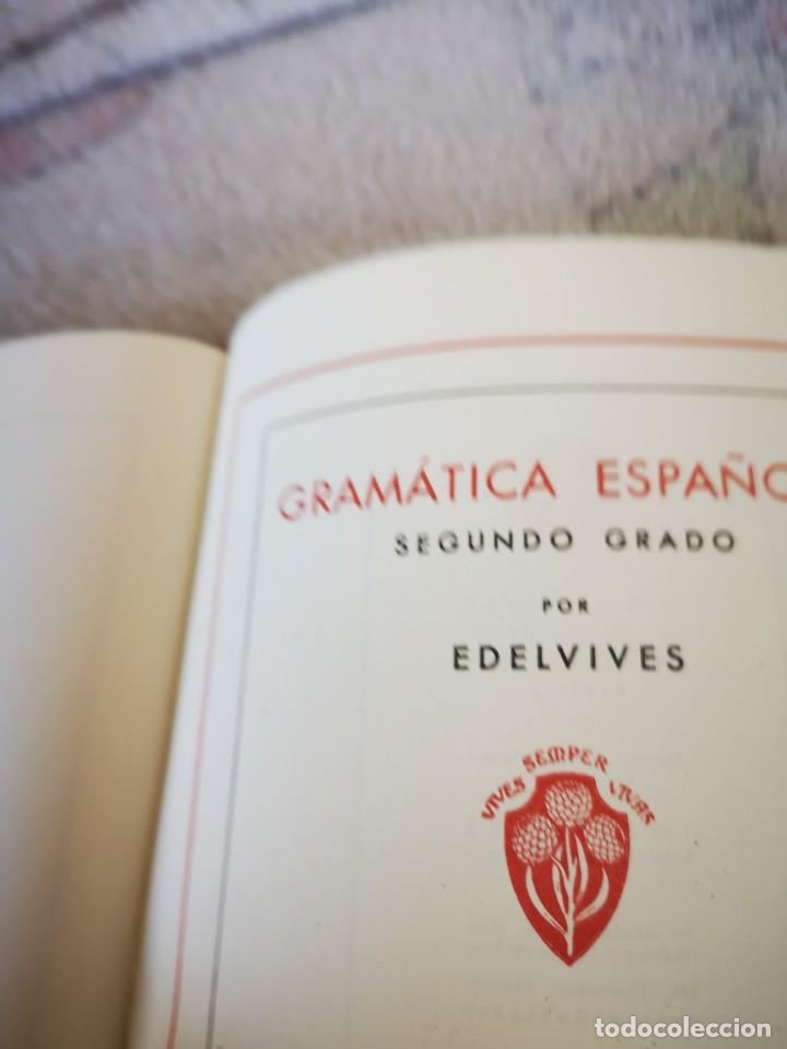 Libros antiguos: Gram&aacute;tica. Espa&ntilde;ola. Segundo grado - Foto 5