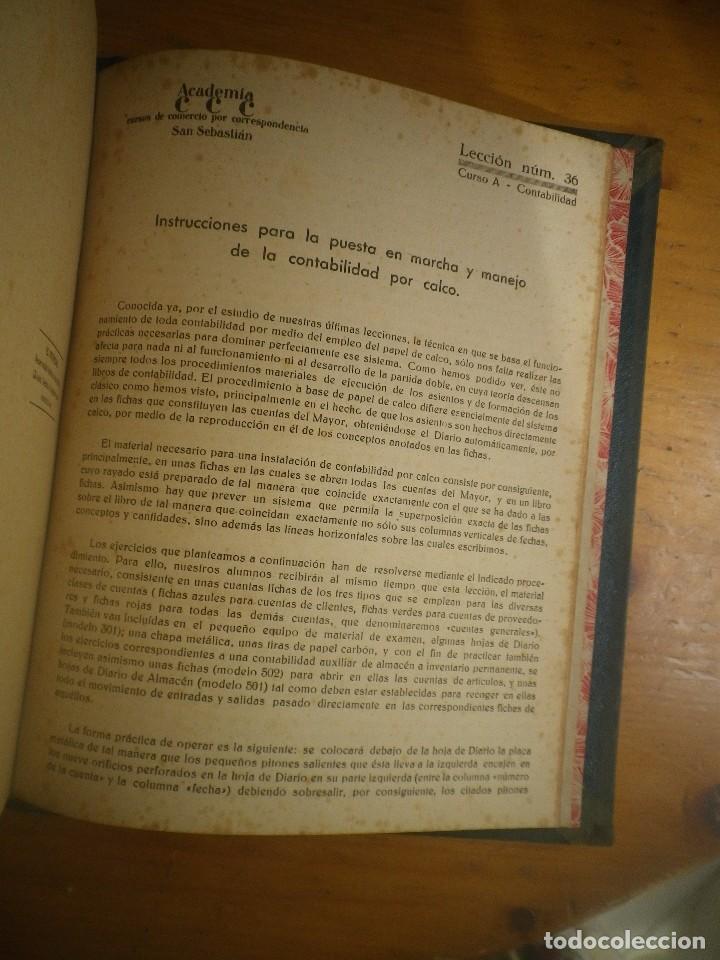 Libros antiguos: ACADEMIA CCC CONTABILIDAD - Foto 3