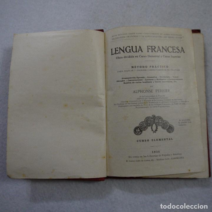 Libros antiguos: LENGUA FRANCESA. CURSO ELEMENTAL - A. PERRIER - 1935 - Foto 3