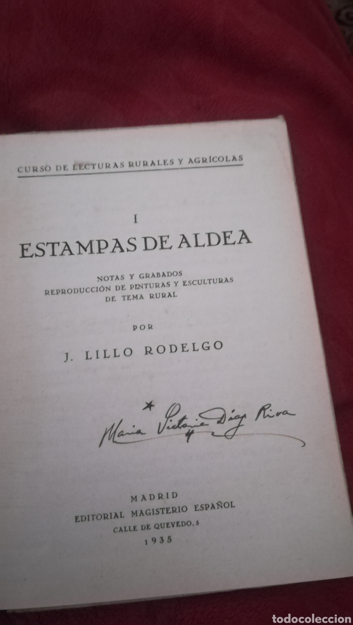 Libros antiguos: Estampas de Aldea, antiguo libro de 1935 - Foto 3