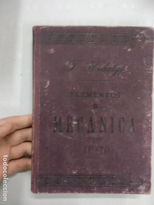 Libros antiguos: Elementos de mecanica - 1912 - Foto 1