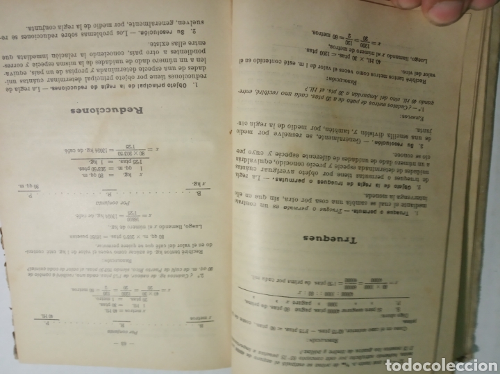 Libros antiguos: Lecciones de aritm&eacute;tica - Foto 5