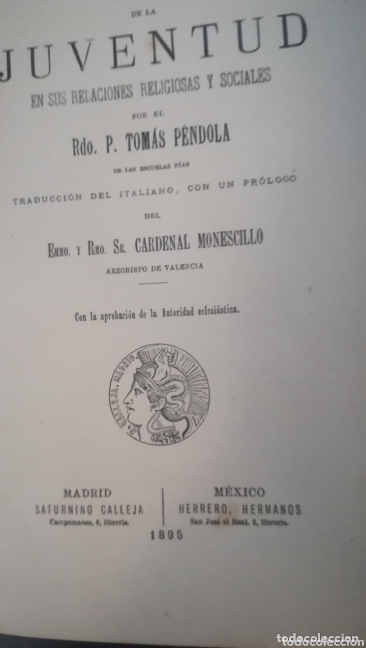 Libros antiguos: Gu&iacute;a de la Juventud, libro de 1895 - Foto 4