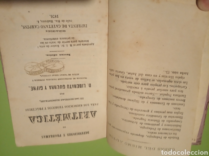 Libros antiguos: Aritm&eacute;tica - Foto 3