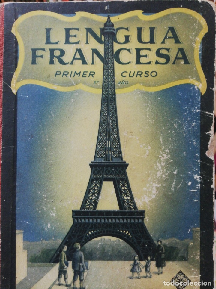 Libros antiguos: Lengua francesa. Primer curso - Foto 1