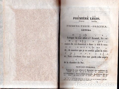Libros antiguos: PREMIERE LE&Ccedil;ON. PRACTICA LECTURA. - Foto 4