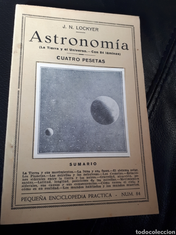 Libros antiguos: Astronomia. Numero 84 - Foto 1