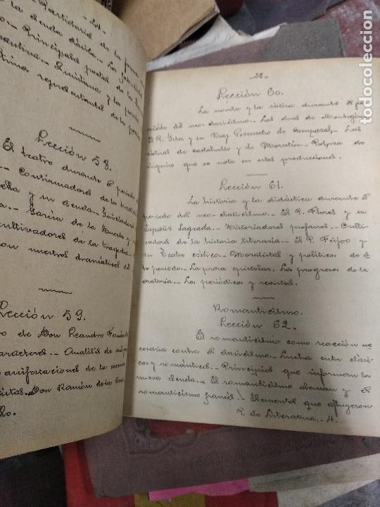 Libros antiguos: programa de lengua y literatura espa&ntilde;olas Madrid 1908-1909 - Foto 3