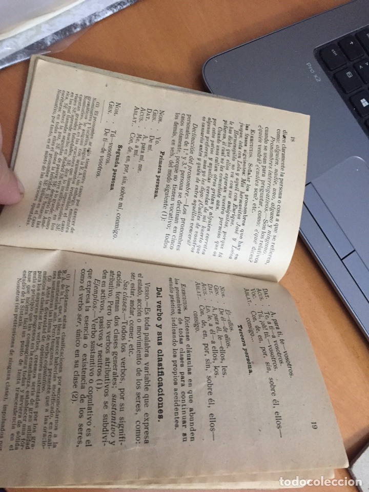 Libros antiguos: Libro gram&aacute;tica castellana - Foto 2