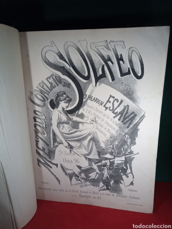 Libros antiguos: M&eacute;todo de solfeo. Madrid 1978 - Foto 1