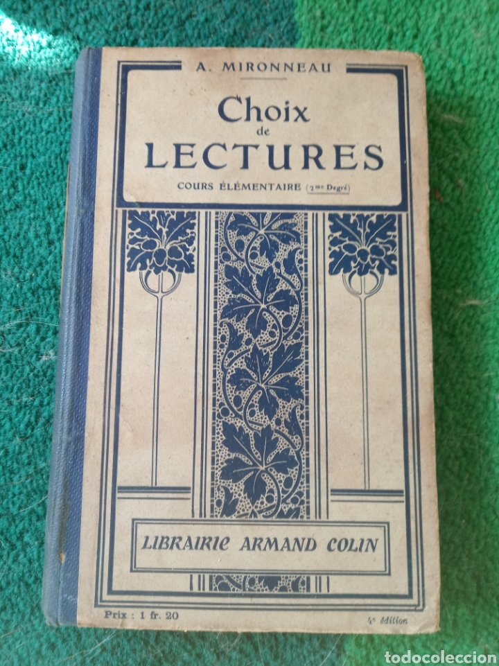 Libros antiguos: Choix de lectures. Mironneau - Foto 1
