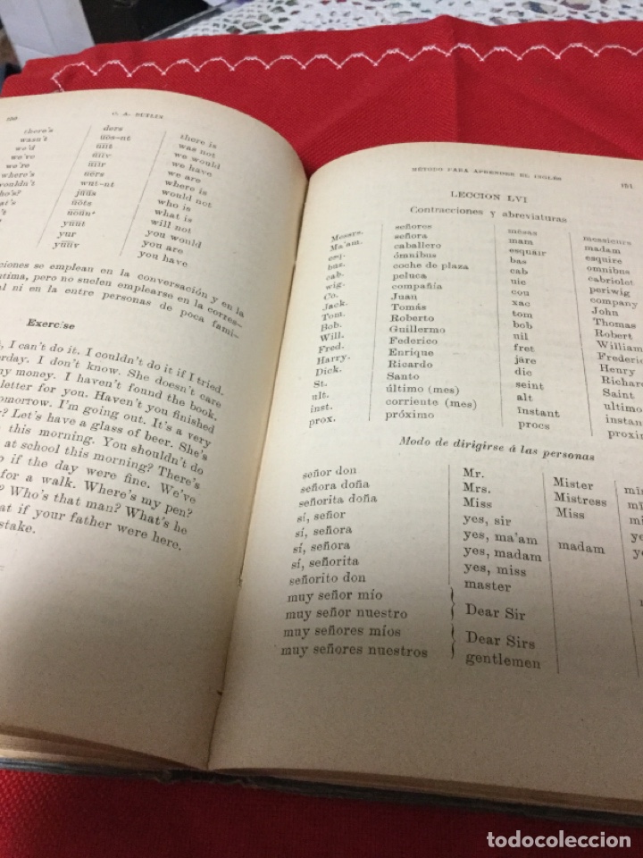 Libros antiguos: M&Eacute;TODO DE INGL&Eacute;S , BUTLIN - Foto 3