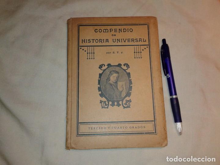 Libros antiguos: COMPENDIO DE HISTORIA UNIVERSAL 1923, 2&ordf; EDICION - Foto 1