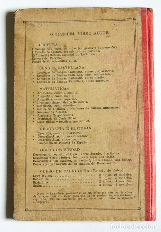 Libros antiguos: NOCIONES DE ALGEBRA - G. M. BRU&Ntilde;O - Foto 3