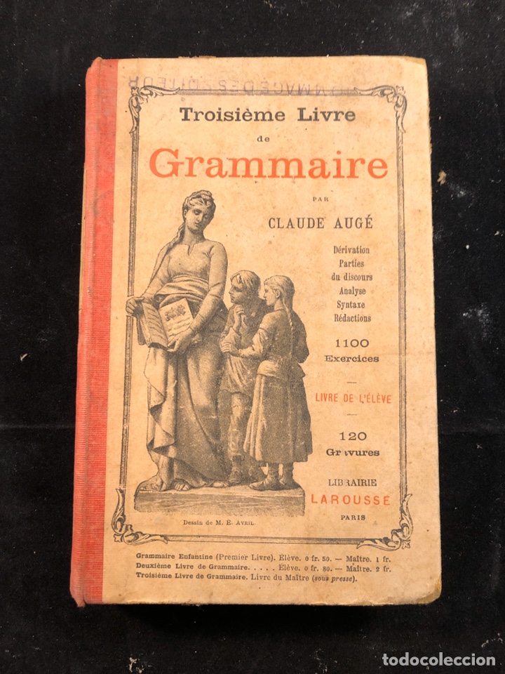 Libros antiguos: Libro de gram&aacute;tica Claude auge - Foto 1
