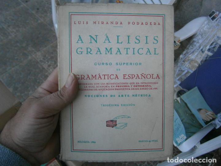 Libros antiguos: analisis gramatica&iexcl; - Foto 1