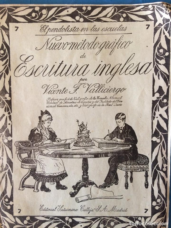 Libros antiguos: METODO ESCRITURA - Foto 1