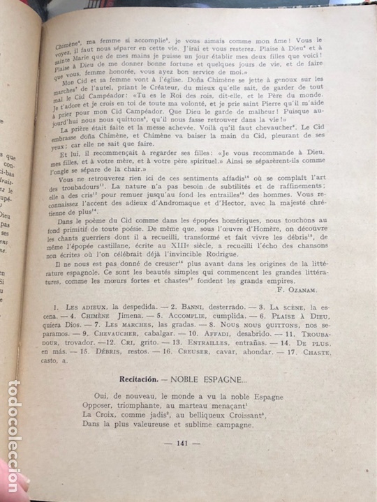 Libros antiguos: Libro de lengua francesa 2 curso - Foto 5