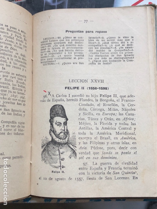 Libros antiguos: Libro historia de espa&ntilde;a primer grado - Foto 3