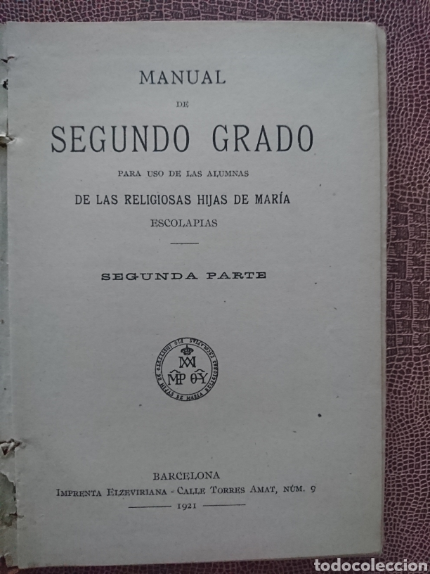 Libros antiguos: Manual de segundo grado - Foto 3