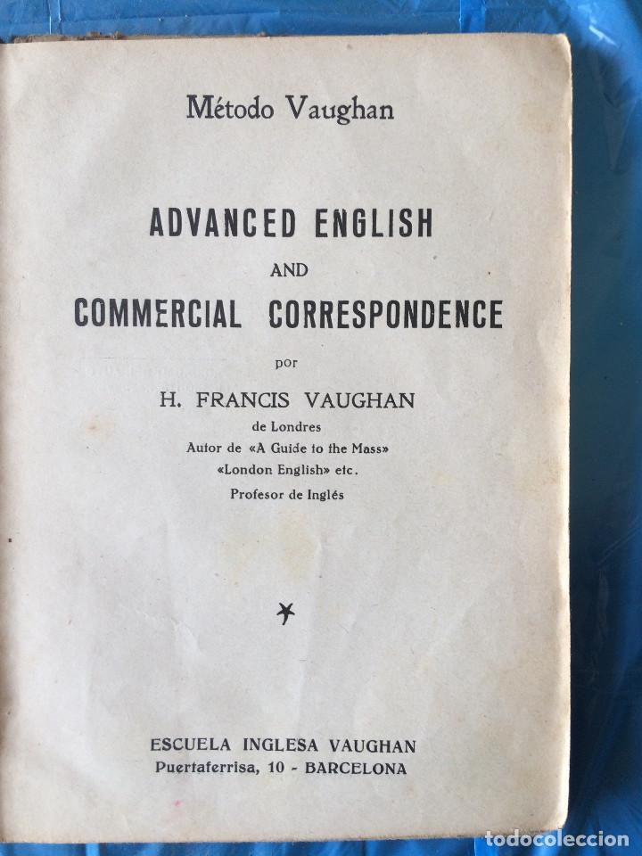 Libros antiguos: METODO VAUGHAN - Foto 2