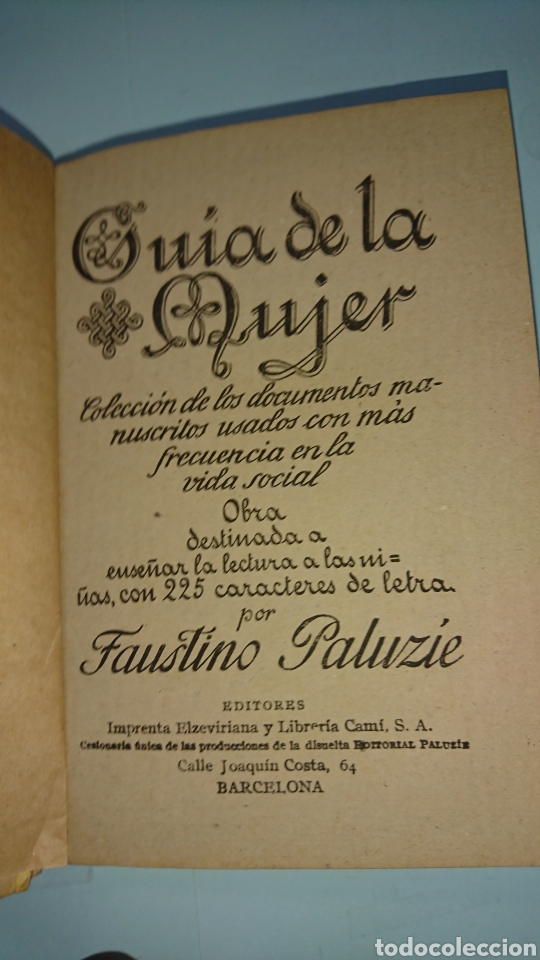 Libros antiguos: GU&Iacute;A DE LA MUJER - Foto 2