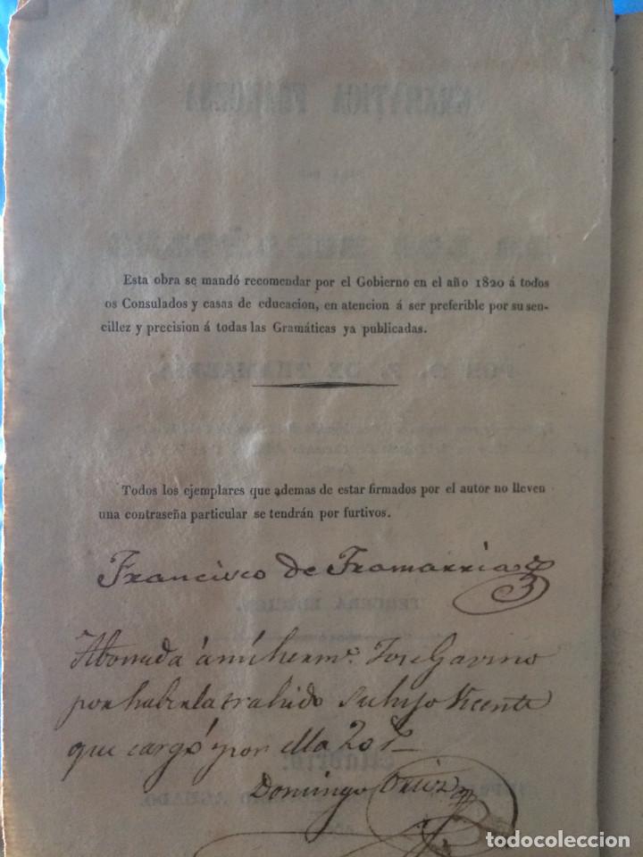 Libros antiguos: GRAMATICA FRANCESA 1841 - Foto 2