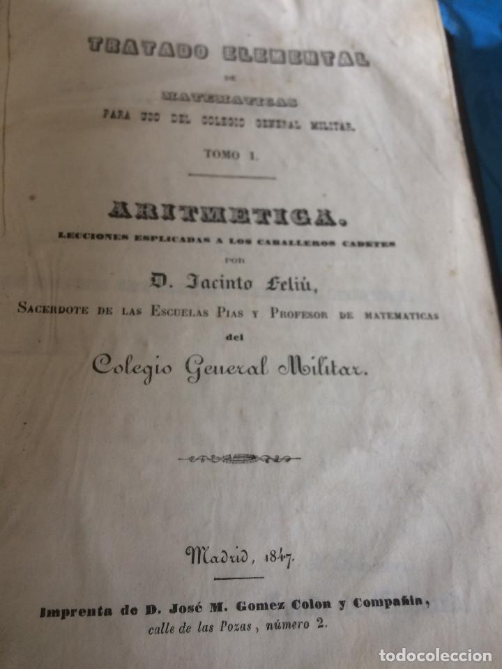 Libros antiguos: ARITMETICA 1847 - Foto 1