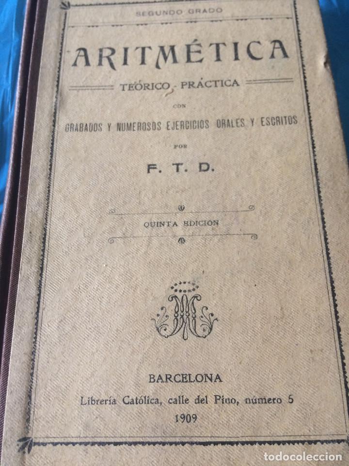 Libros antiguos: ARITMETICA 1909 - Foto 1