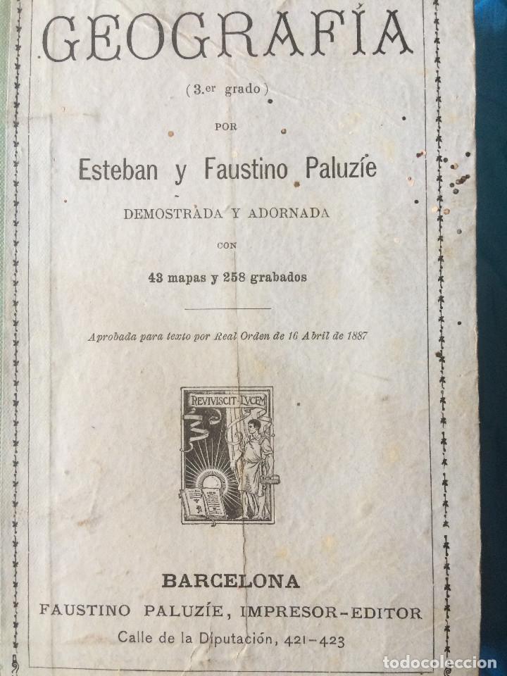 Libros antiguos: GEOGRAFIA 1895 - Foto 2