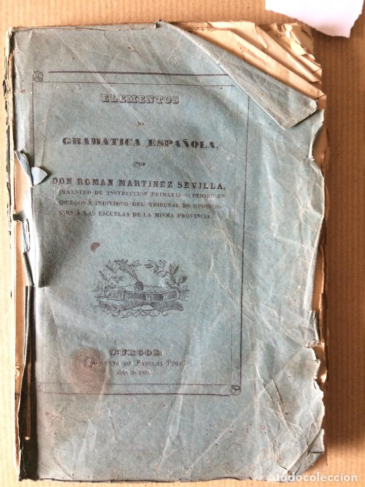 Libros antiguos: GRAMATICA ESPA&Ntilde;OLA 1854 - Foto 2