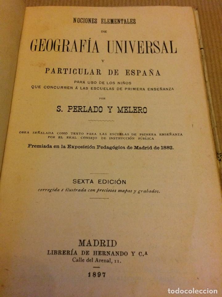 Libros antiguos: GEOGRAFIA UNIVERSAL 1897 - Foto 1