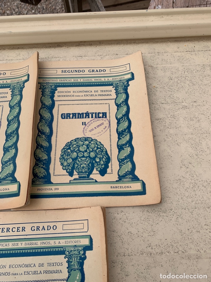 Libros antiguos: 1&rdquo;2&rdquo;3 gram&aacute;tica espa&ntilde;ola - Foto 3