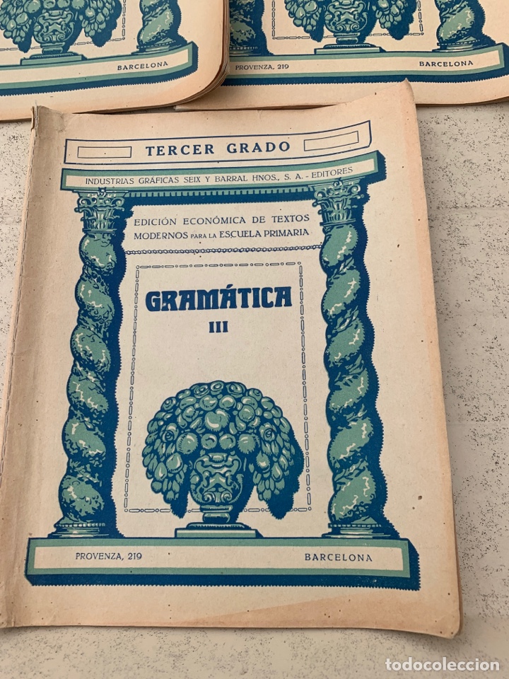 Libros antiguos: 1&rdquo;2&rdquo;3 gram&aacute;tica espa&ntilde;ola - Foto 4