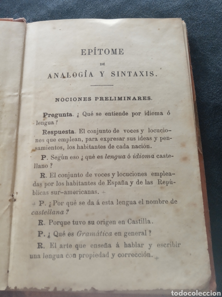 Libros antiguos: Gram&aacute;tica Castellana. - Foto 3