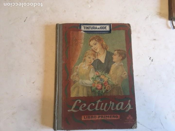 libro escolar lecturas libro primero año 1950 e - Compra venta en  todocoleccion