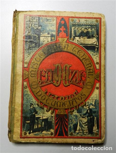 Libros antiguos: MISCEL&Aacute;NEA GENERAL DE DOCUMENTOS. - Lit. de Faustino Paluzie, 1886 - Foto 1