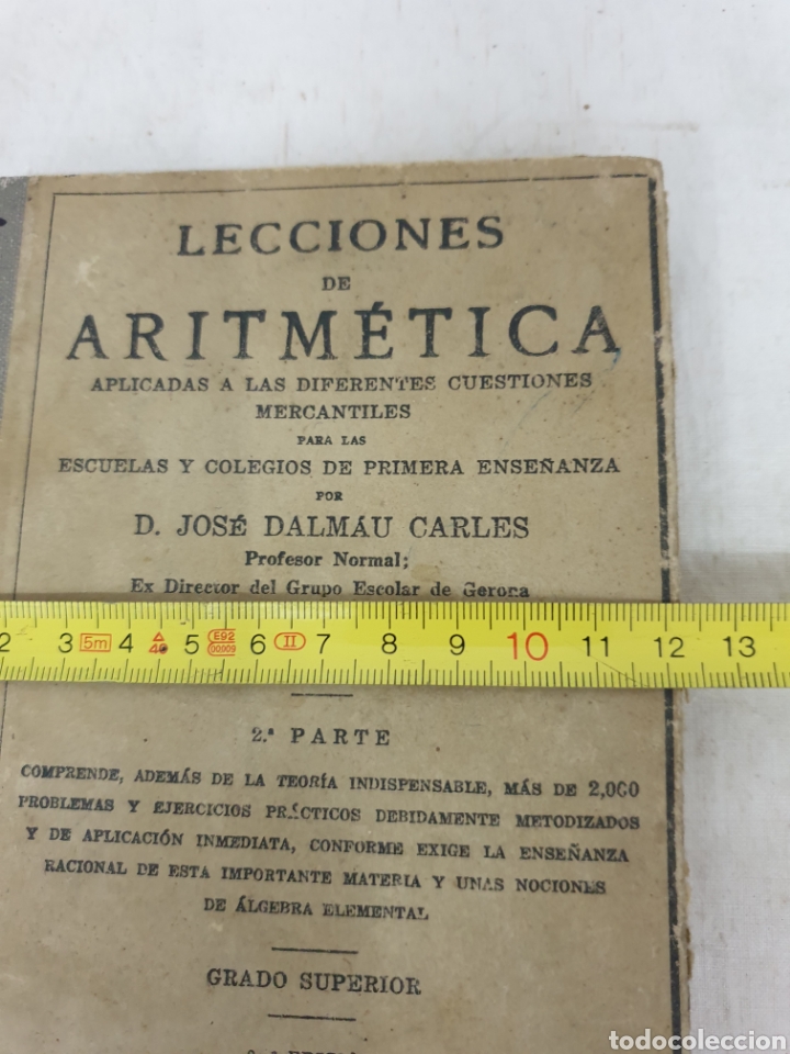 Libros antiguos: LECCIONES DE ARITM&Eacute;TICA 1933 - Foto 3
