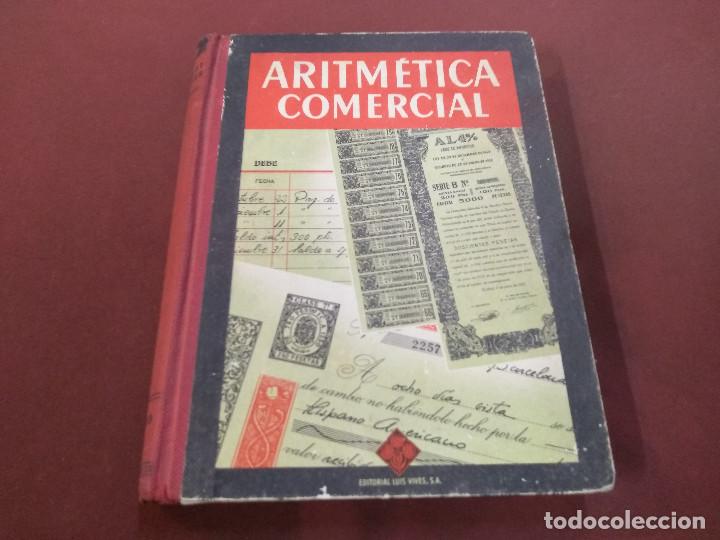 Libros antiguos: Aritm&eacute;tica comercial tercer grado . edelvives -TX2