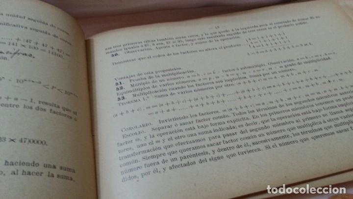 Libros antiguos: Libro escolar a&ntilde;o 1923. Aritm&eacute;tica. Pr&aacute;cticamente centenario. - Foto 3