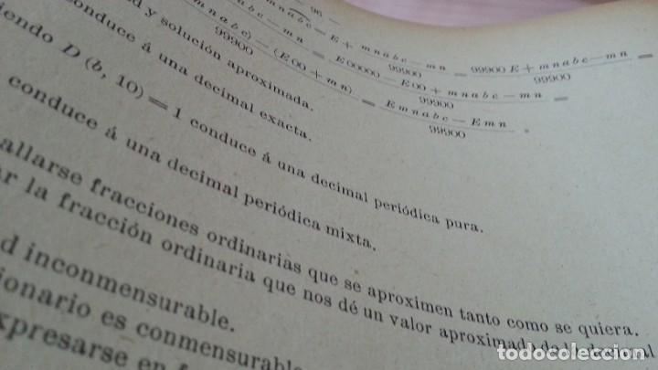 Libros antiguos: Libro escolar a&ntilde;o 1923. Aritm&eacute;tica. Pr&aacute;cticamente centenario. - Foto 6