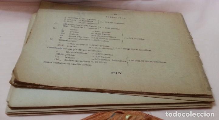Libros antiguos: Libro escolar a&ntilde;o 1923. Aritm&eacute;tica. Pr&aacute;cticamente centenario. - Foto 9