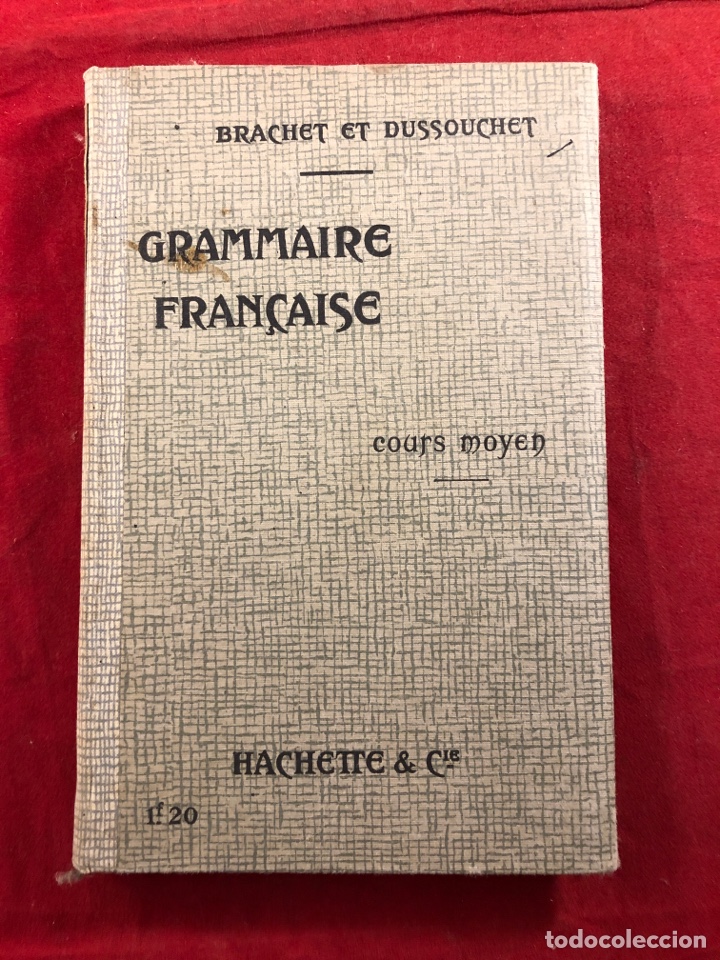 Libros antiguos: Grammaire fran&ccedil;aise - Foto 1