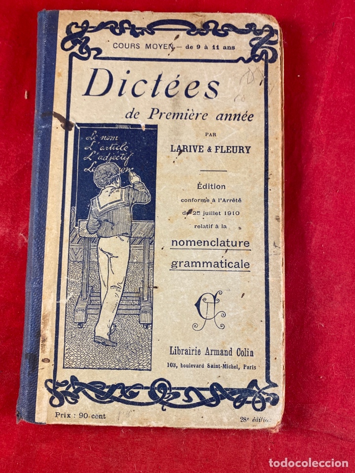 Libros antiguos: Dict&eacute;es de premiere annee - Foto 1