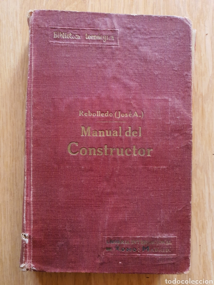 Libros antiguos: Manual del constructor 1926 - Foto 1