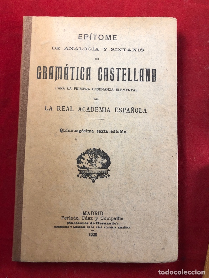Libros antiguos: Gram&aacute;tica castellana - Foto 1