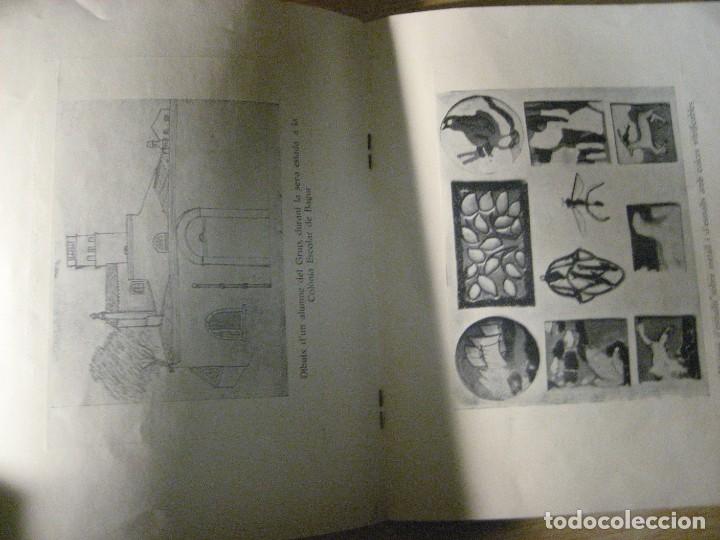Libros antiguos: grup escolar carrer casp patronat barcelona exp dibuix . antigua revista escuela 1934 republica - Foto 5 - 221564450